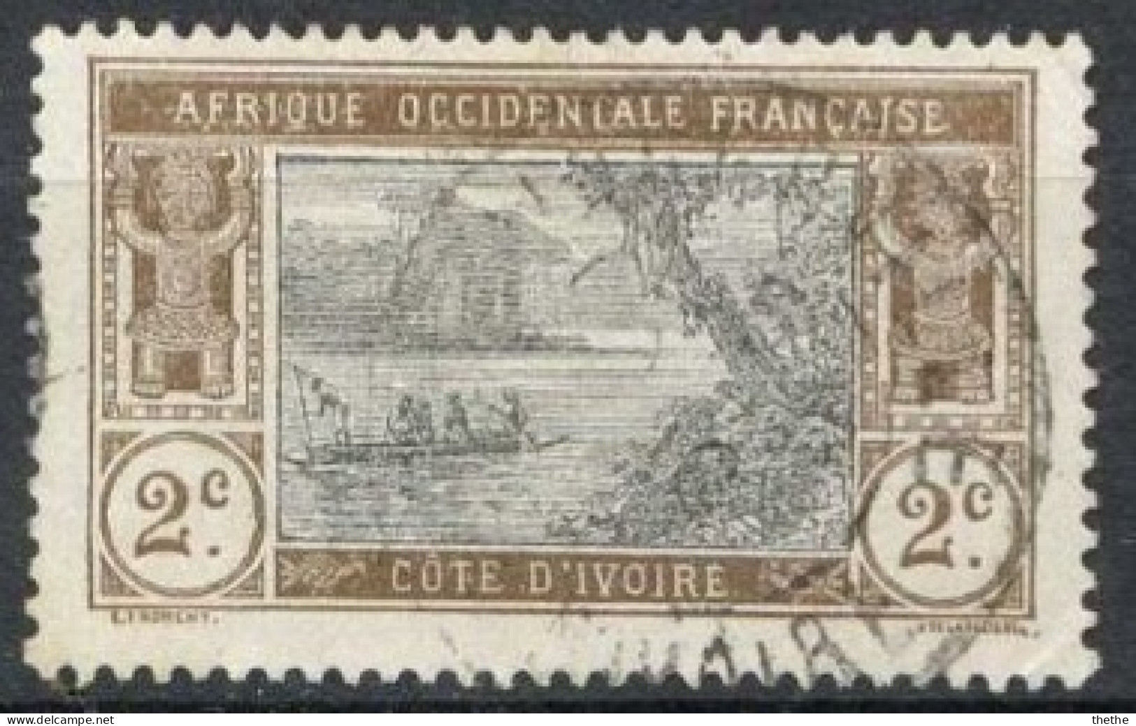 COTE D'IVOIRE - Ebrié Lagoon - Gebruikt