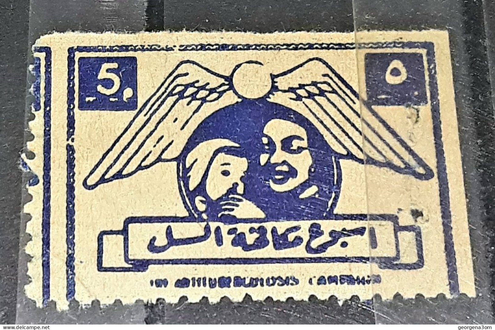 EGYPT VERY RARE OLD LABEL AGAINST TUBERCULOSIS ... VERY HARD TO FIND THIS LABEL - Etiquetas De Hotel