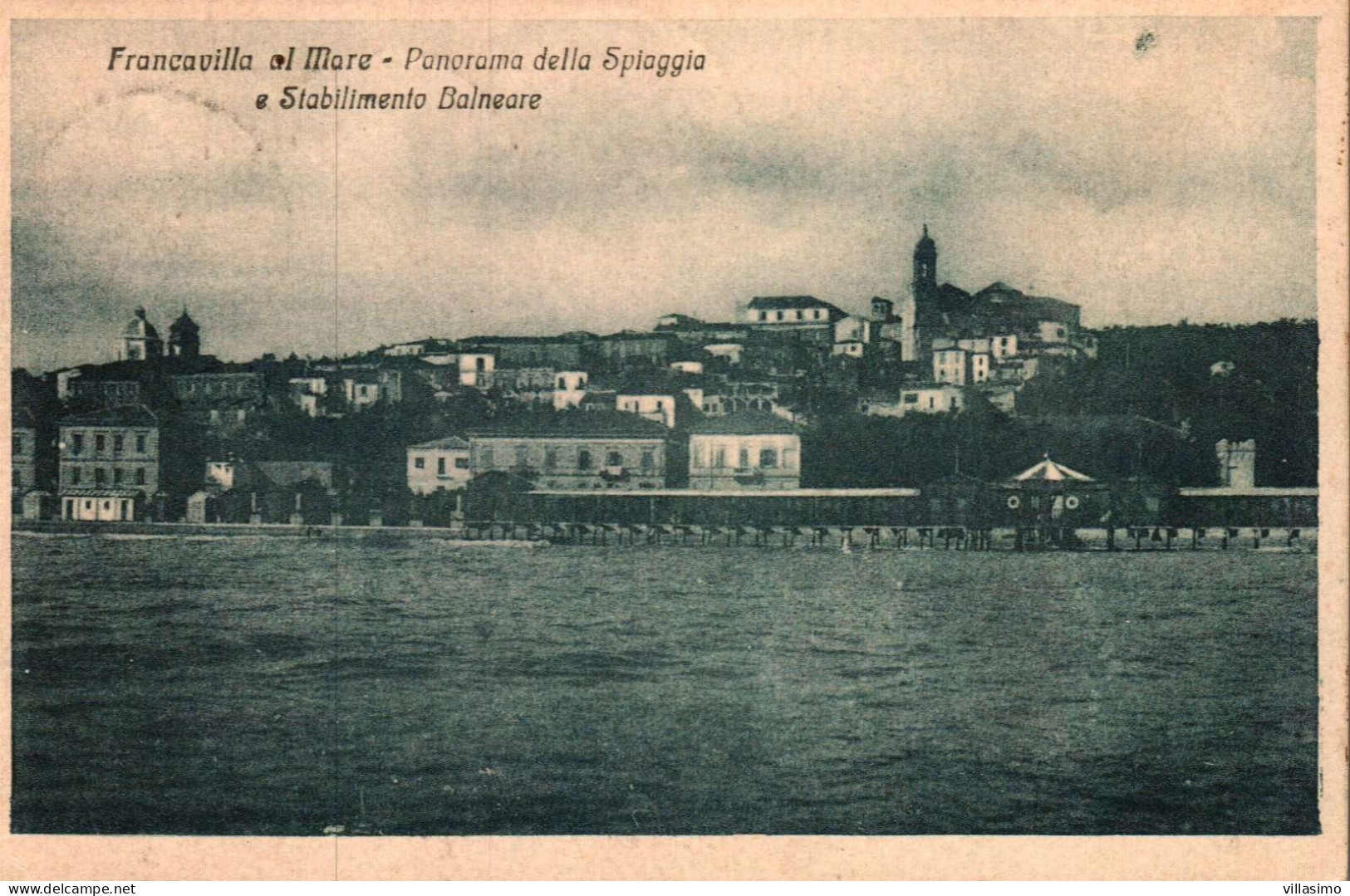 Abruzzo - Chieti - Francavilla A Mare - Veduta Della Spiaggia E Stabilimento Balneare - V. 1919 - Chieti