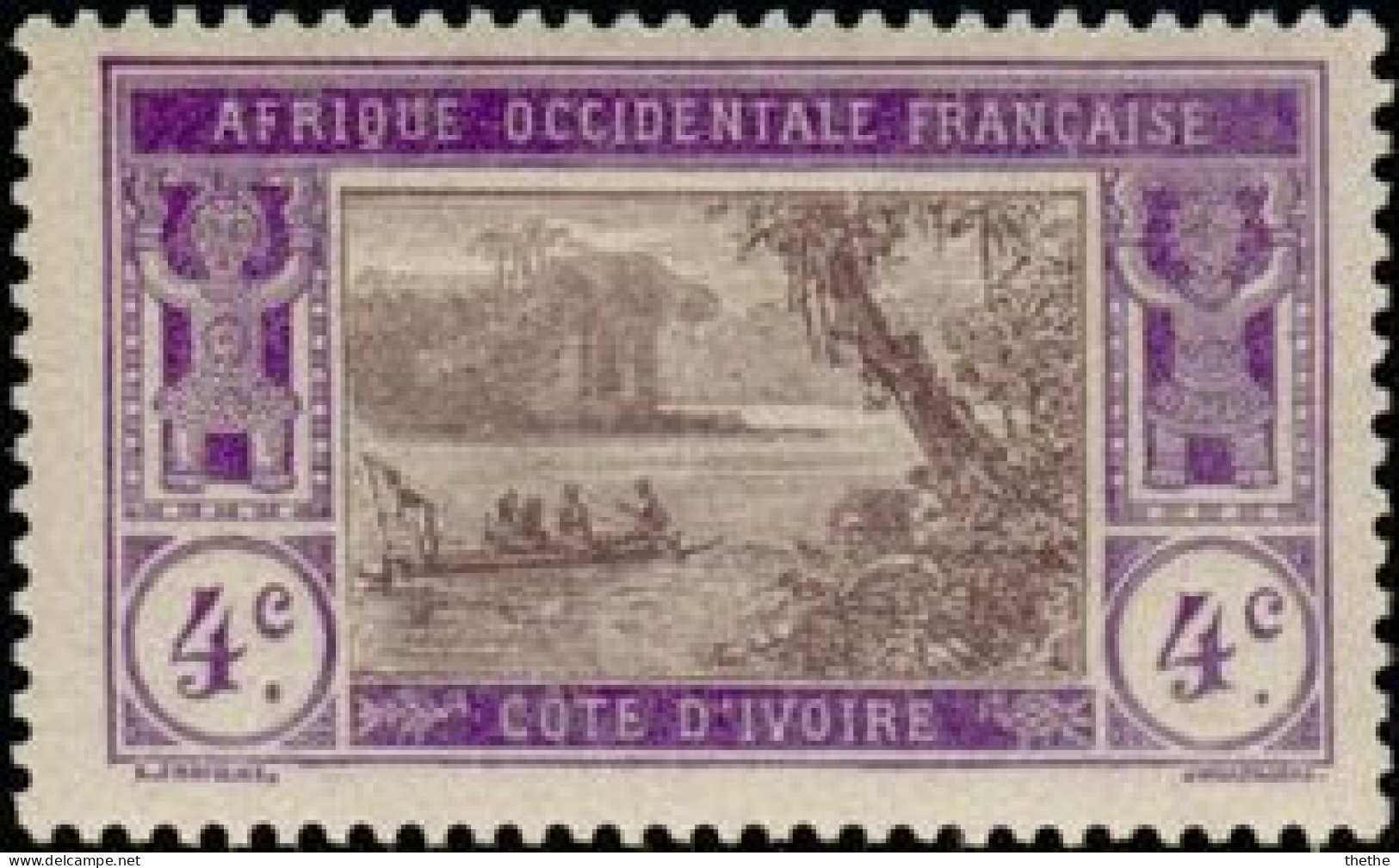 COTE D'IVOIRE - Ebrié Lagoon - Gebraucht
