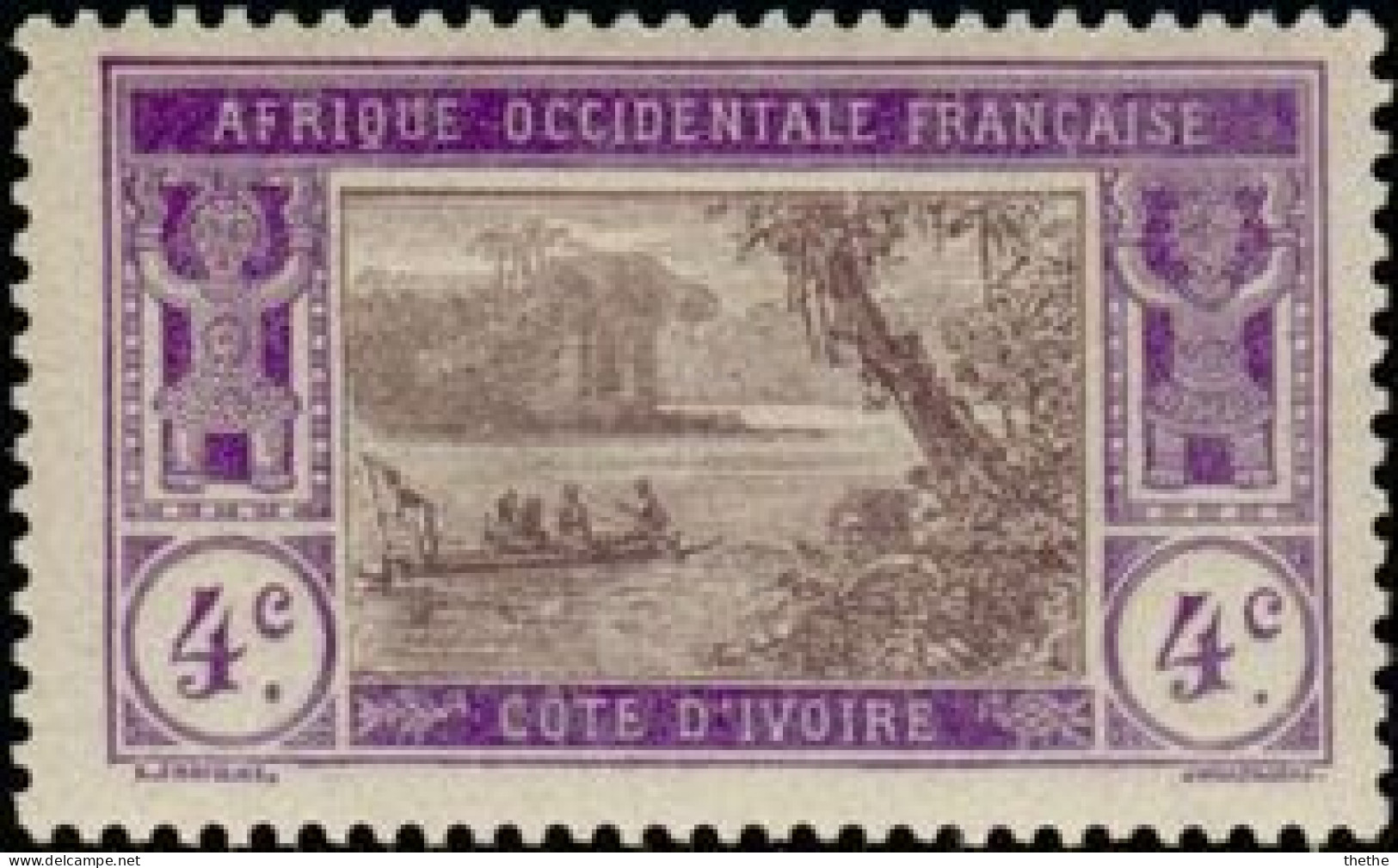 COTE D'IVOIRE - Ebrié Lagoon - Gebruikt