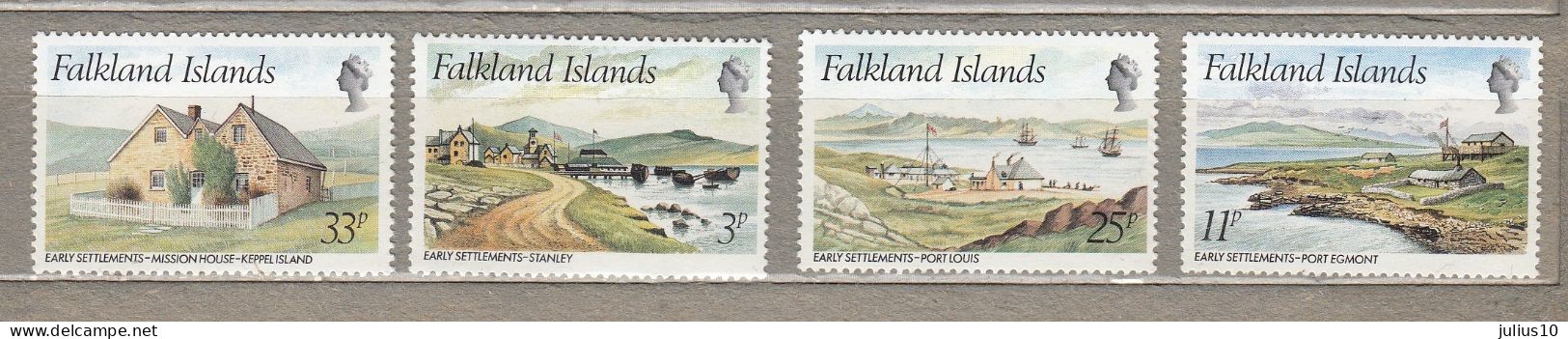 FALKLAND ISLANDS 1980 Landscapes MNH(**) Mi 312-315 #33820 - Falklandeilanden