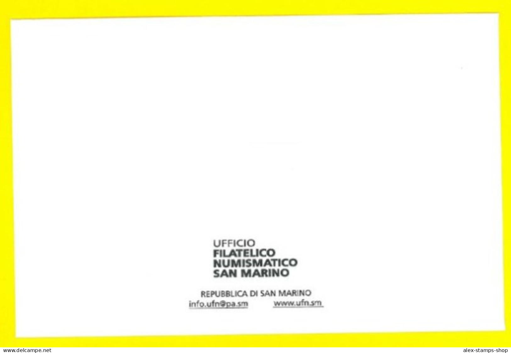 SAN MARINO 2019 FDC CALCIO JUVENTUS CAMPIONE D'ITALIA 2018/2019 FIRST DAY COVER - FDC