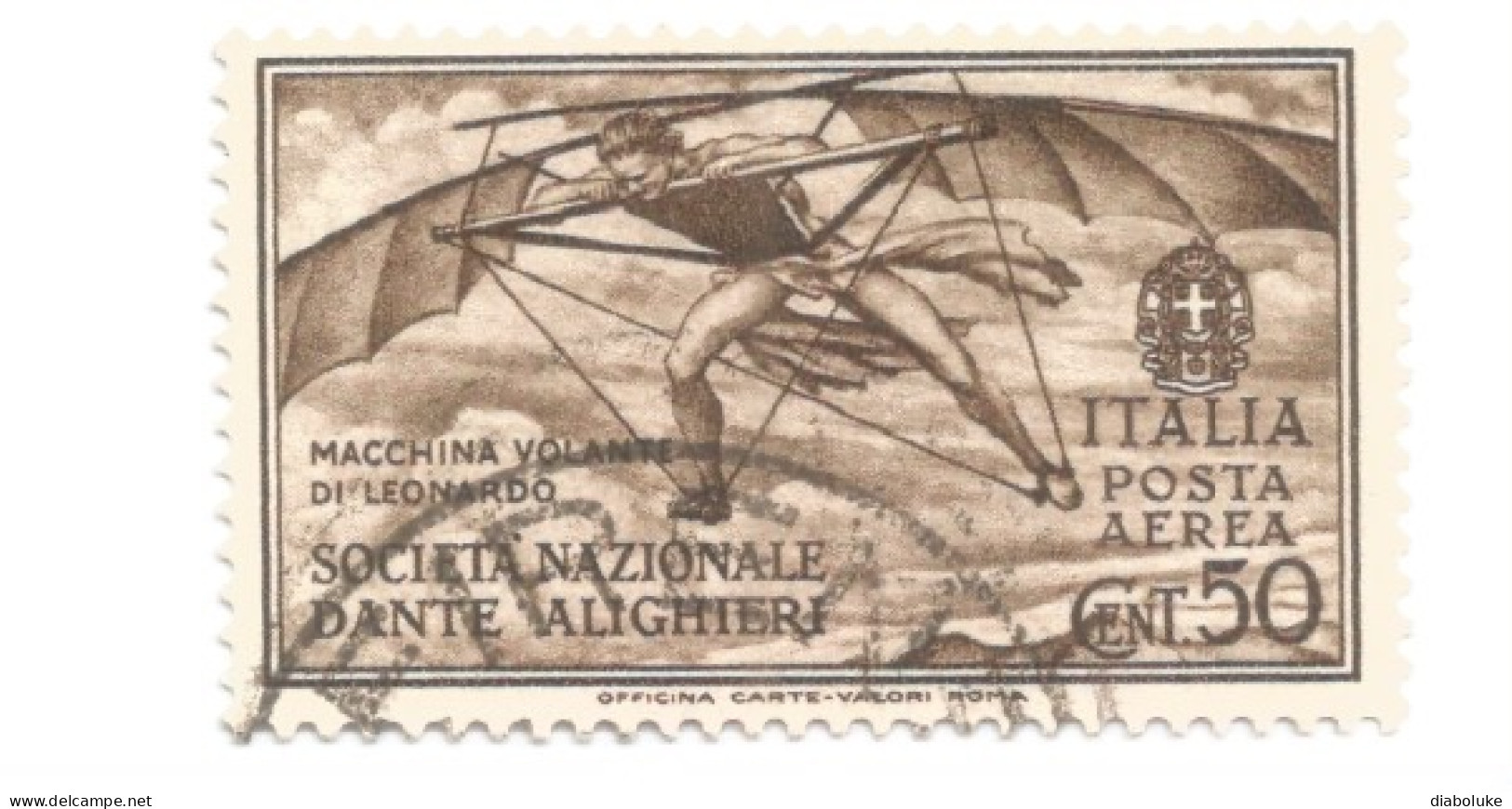 (REGNO D'ITALIA) 1932, PRO SOCIETÀ DANTE ALIGHIERI - Serie Di 6 Francobolli Usati, Annulli Da Periziare - Posta Aerea