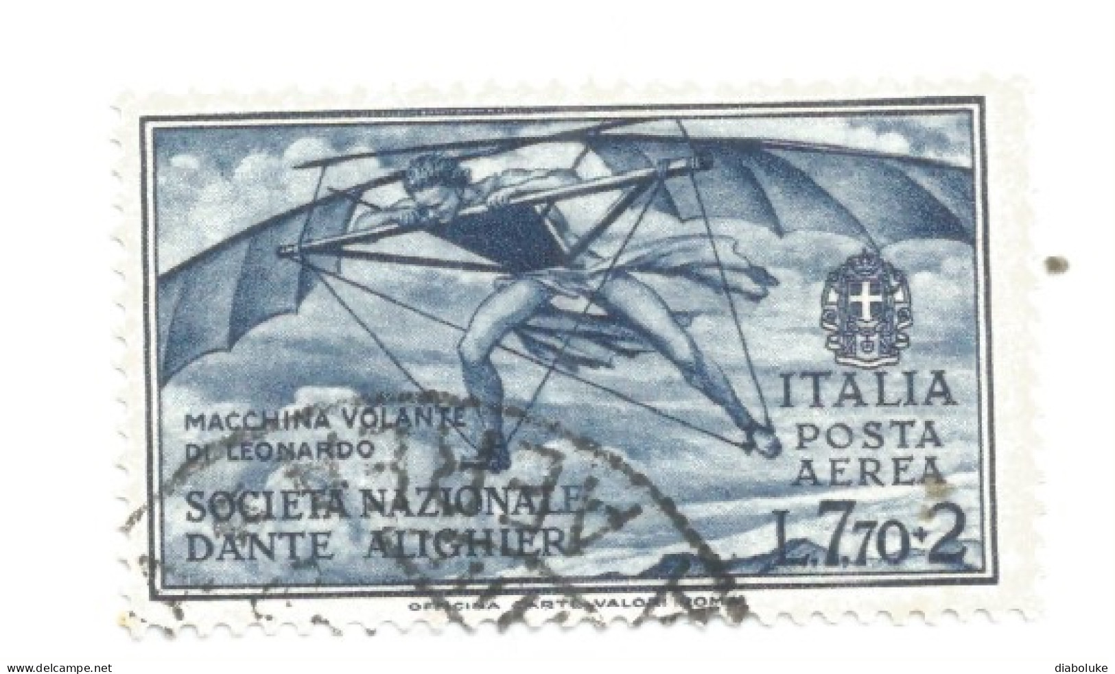 (REGNO D'ITALIA) 1932, PRO SOCIETÀ DANTE ALIGHIERI - Serie Di 6 Francobolli Usati, Annulli Da Periziare - Correo Aéreo