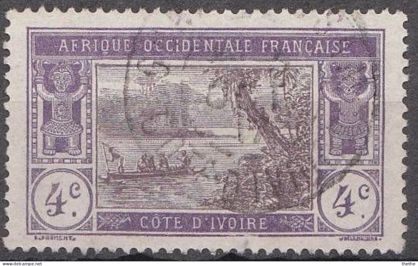 COTE D'IVOIRE - Ebrié Lagoon - Oblitérés