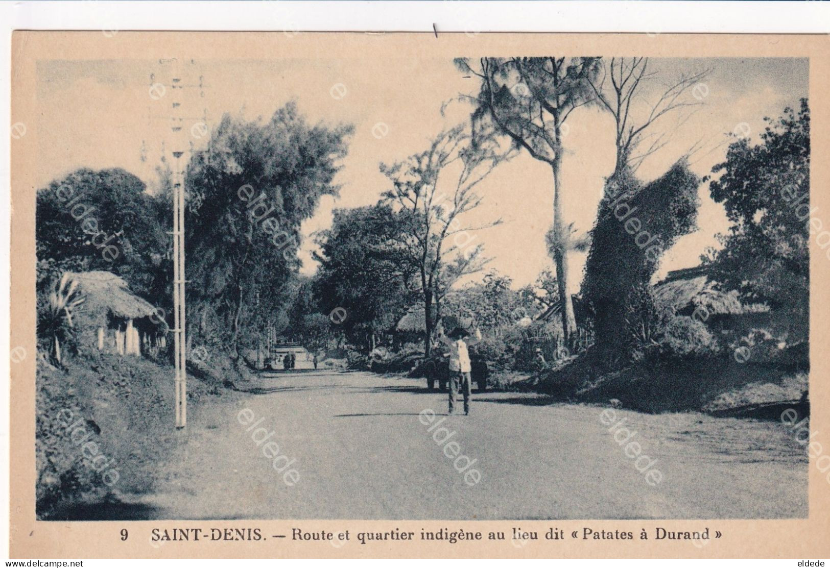 La Réunion St Denis Route Et Quartier Indigene Lieu Dit " Patates à Durand " - Saint Denis