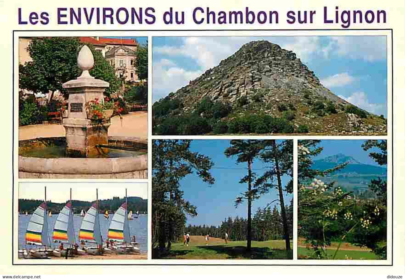 43 - Le Chambon Sur Lignon - Multivues - Voile - Fontaine - Mont Gerbier De Jonc - CPM - Voir Scans Recto-Verso - Le Chambon-sur-Lignon