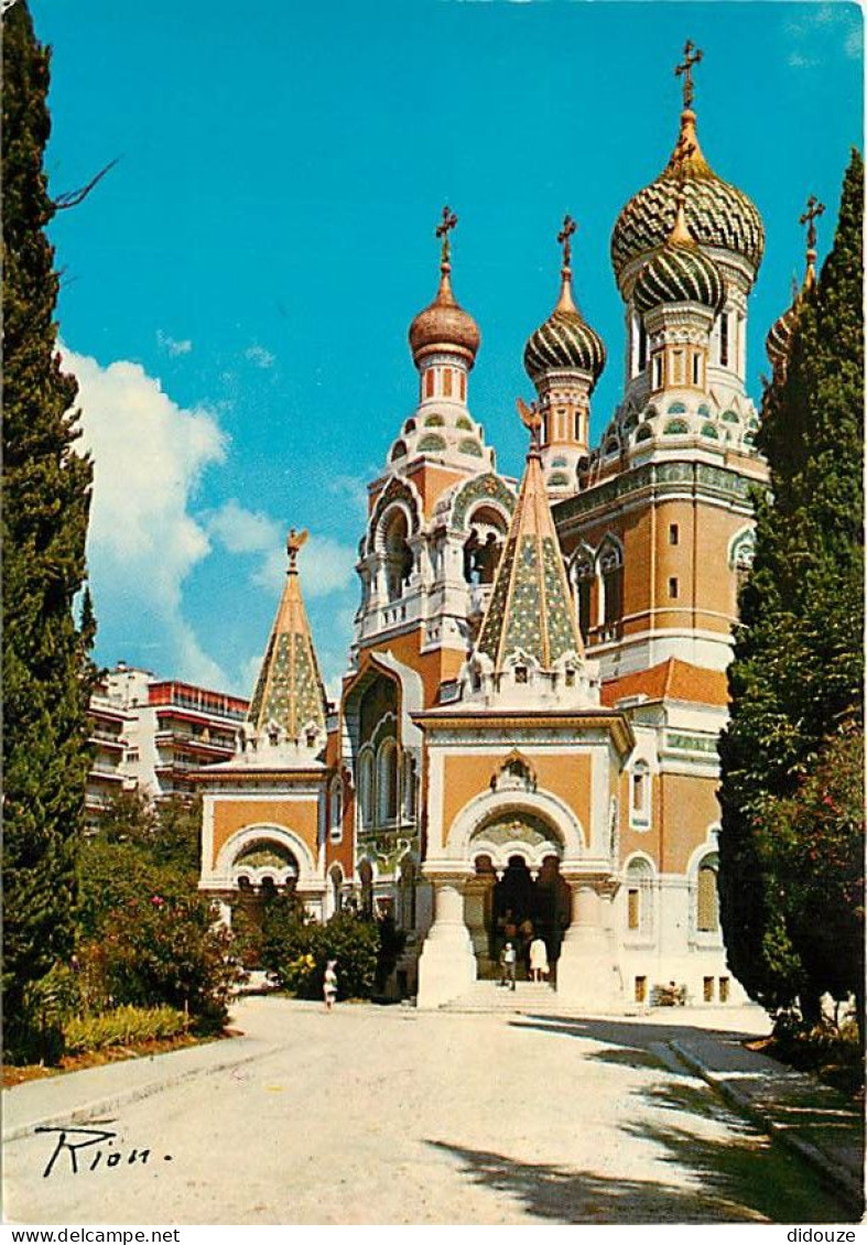 06 - Nice - La Cathédrale Orthodoxe Russe - CPM - Carte Neuve - Voir Scans Recto-Verso - Monuments, édifices