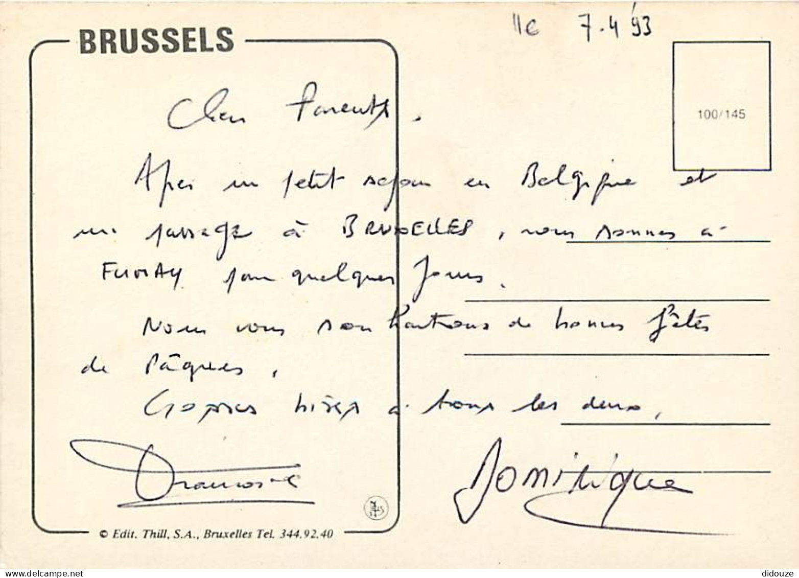 Belgique - Bruxelles - Brussel - Multivues - CPM - Voir Scans Recto-Verso - Cartas Panorámicas