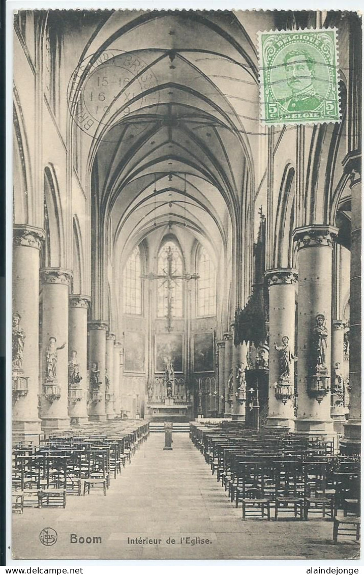 Boom - Intérieur De L'Eglise - 1919 - Boom