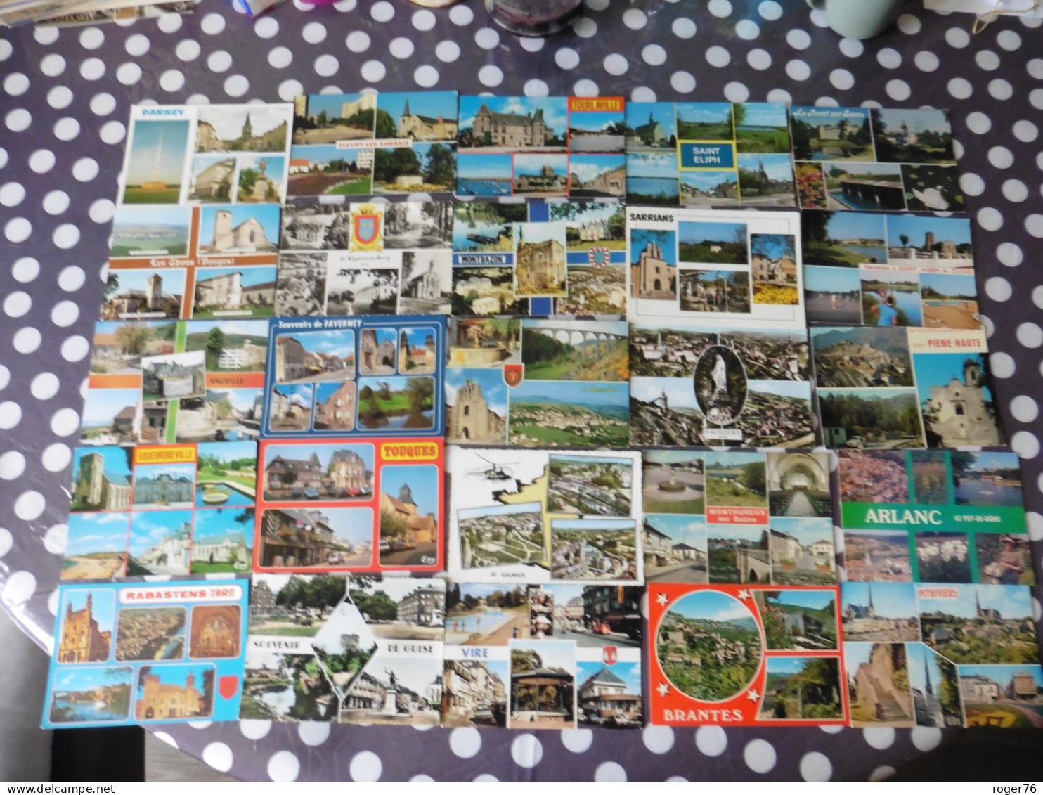 LOT  DE  223    CARTES MULTIVUES    CPM   CPSM    VILLAGES  DE  FRANCE - 100 - 499 Postkaarten
