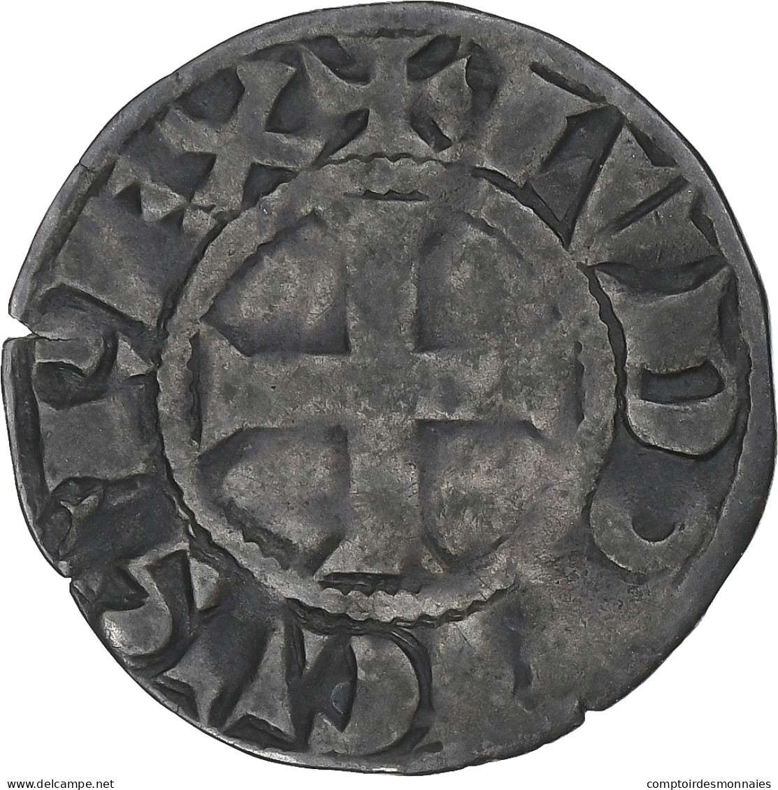 France, Louis IX, Denier Tournois, Billon, TTB, Duplessy:193 - 1226-1270 Louis IX The Saint