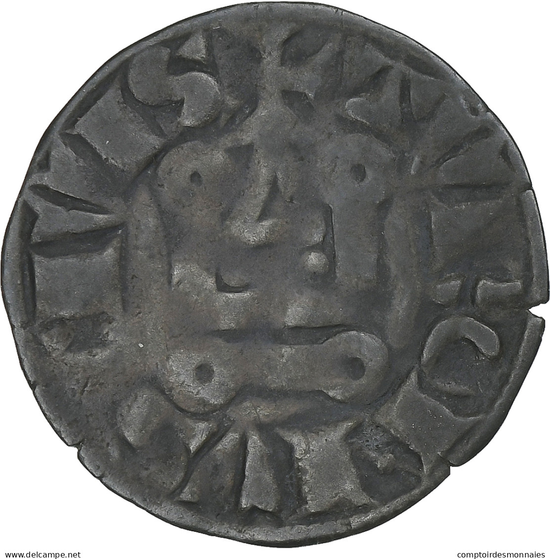 France, Louis IX, Denier Tournois, Billon, TTB, Duplessy:193 - 1226-1270 Louis IX The Saint