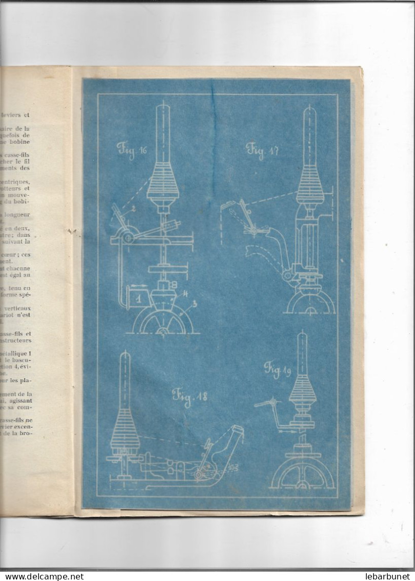 Livre Ancien Bonneterie Technologie Et Fabrication Bobinoirs 2ième Partie - Do-it-yourself / Technical