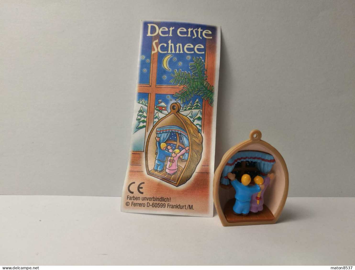 Kinder : 704652  Weihnachtsbaumschmuck 1997-98 - Der Erste Schnee + BPZ - Monoblocs