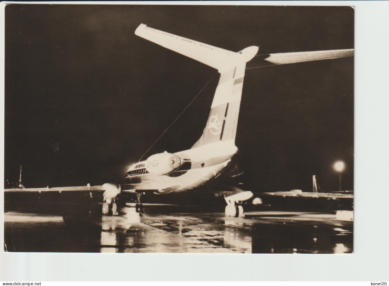 Vintage Rppc Interflug Tupolev TU134 @ Berlin-Schönefeld Airport - 1919-1938: Fra Le Due Guerre