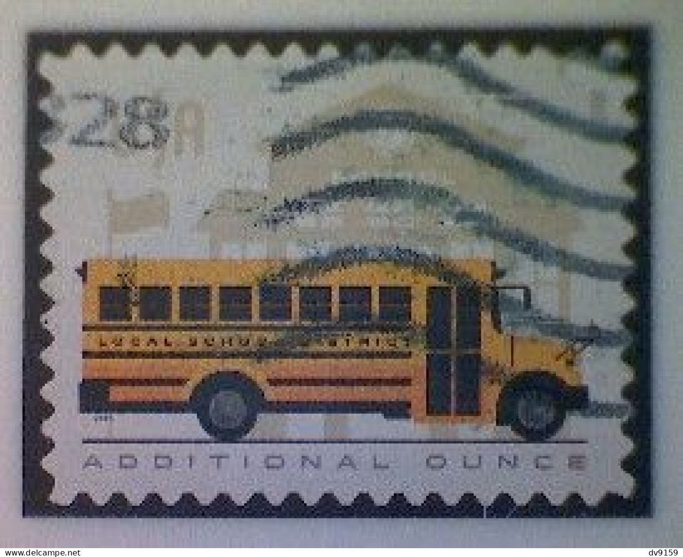 United States, Scott #5740, Used(o), 2023, School Bus (24¢), Multicolored - Oblitérés