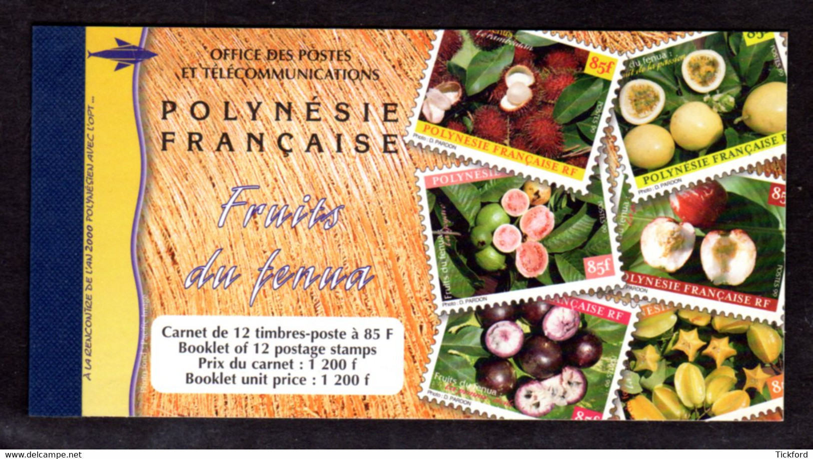 POLYNESIE 1999 - Yvert N° C590-1 - Neuf ** / MNH - Carnet 12 Valeurs - Booklets