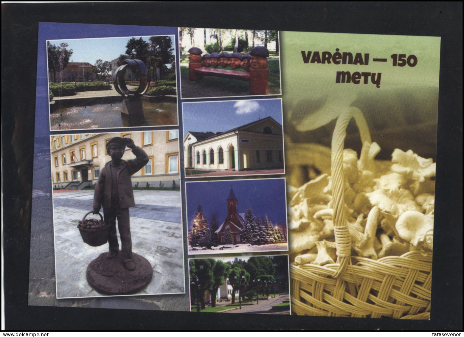 Post Card Lithuania LT Pc 064 VARENA 150th Anniversary - Lituanie