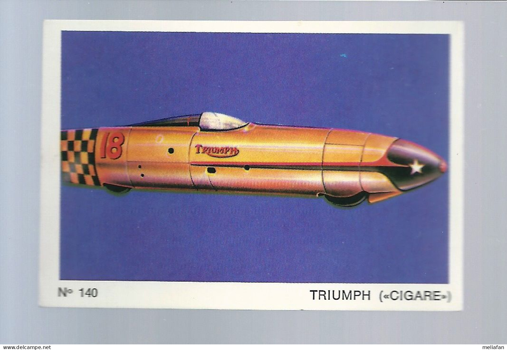 W192 - TRIUMPH CIGARE - FORMAT 7.5 X 5 CM - Motos