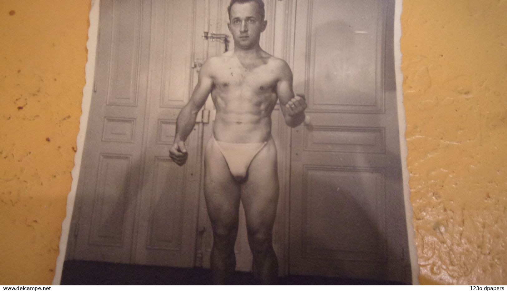 CIRCA 1935 Bodybuilder Beefcake Gay Int Interest Nude Male Men Man Homme Bodybuilding Culturisme Musculation Photo - Personnes Anonymes