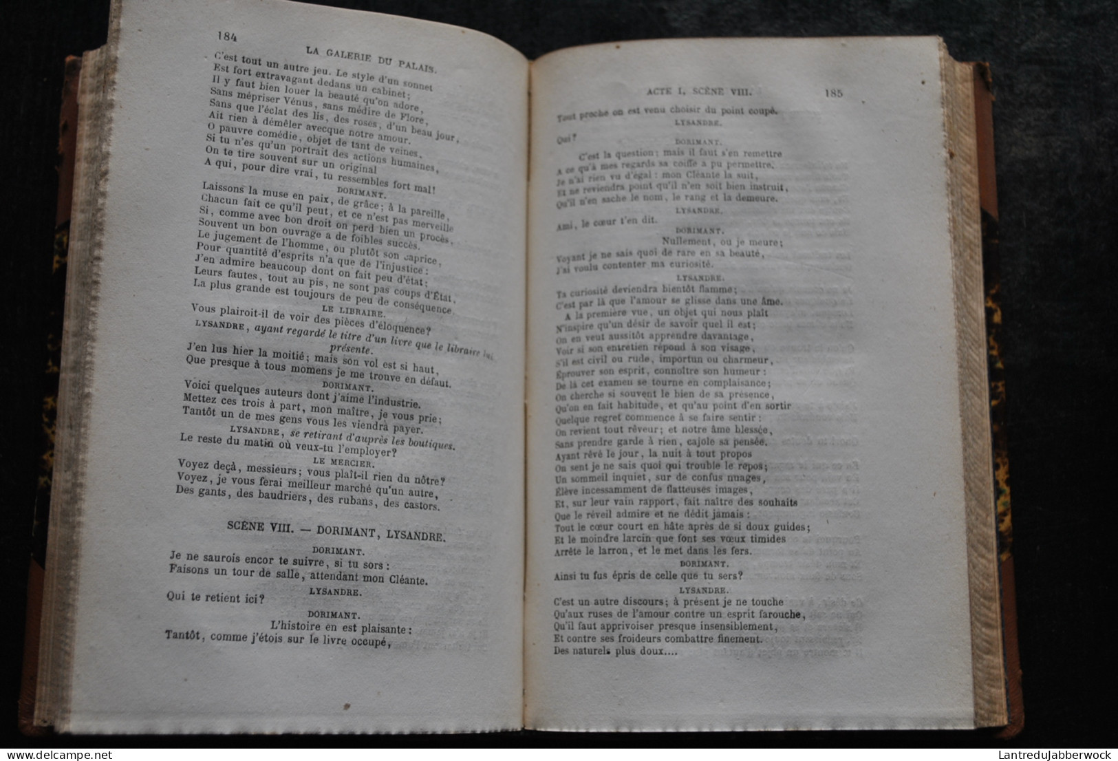 Oeuvres complètes de Pierre CORNEILLE TOME 1 2 3 4 5 6 7 COMPLET Librairie Hachette 1864 - 1866 Reliure dos cuir KEUTH