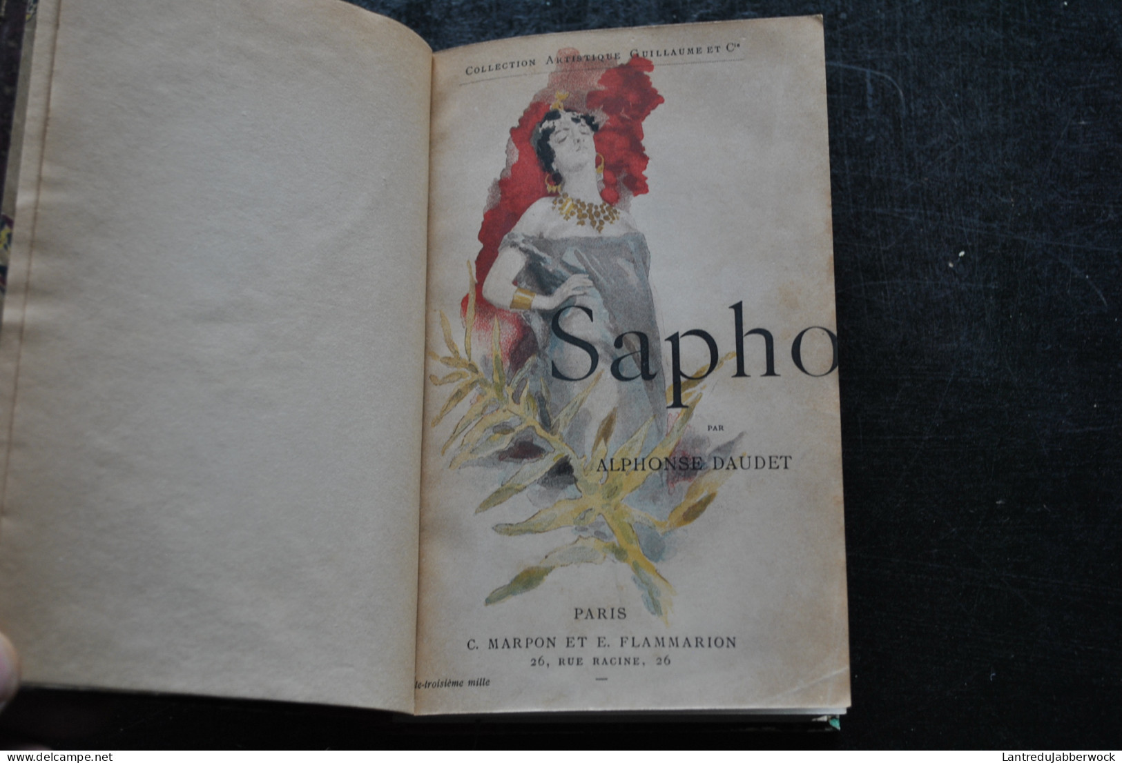 Alphonse DAUDET SAPHO Moeurs Parisiennes Illustrations De Rossi Myrbach MARPON & Flammarion 1887 Erotique Reliure RONNER - 1801-1900