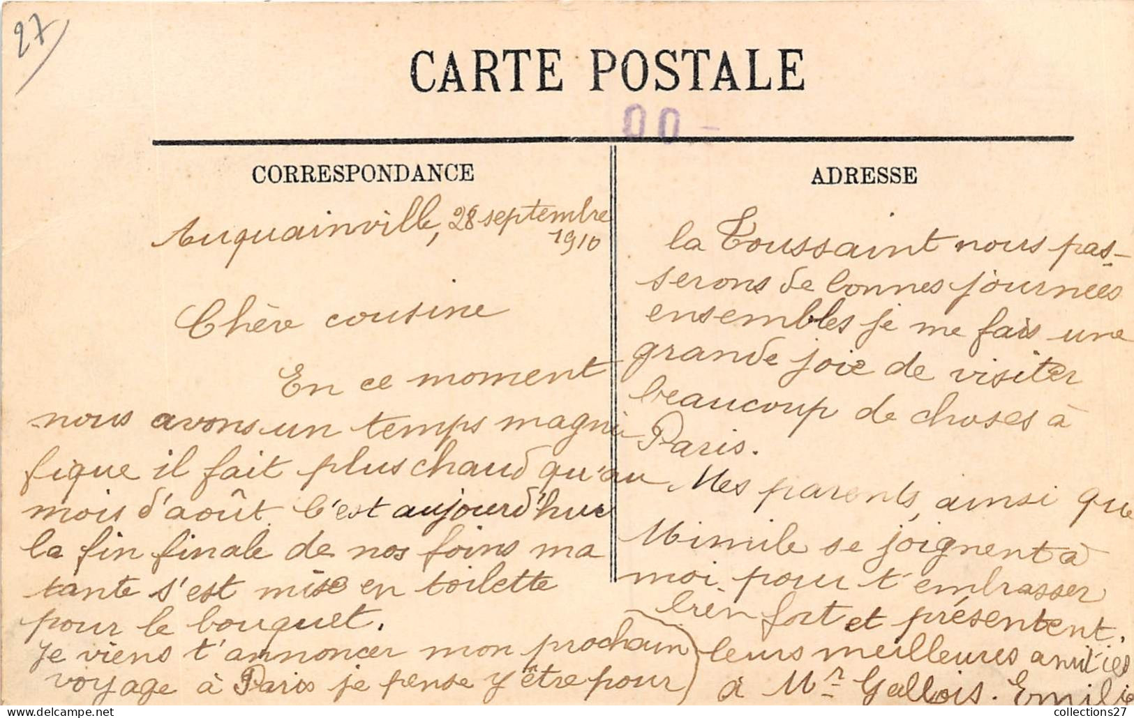 27-BERNAY- CATASTROPHE DE BERNAY SEP 1910-  LE FOURGON DE POSTE - Bernay