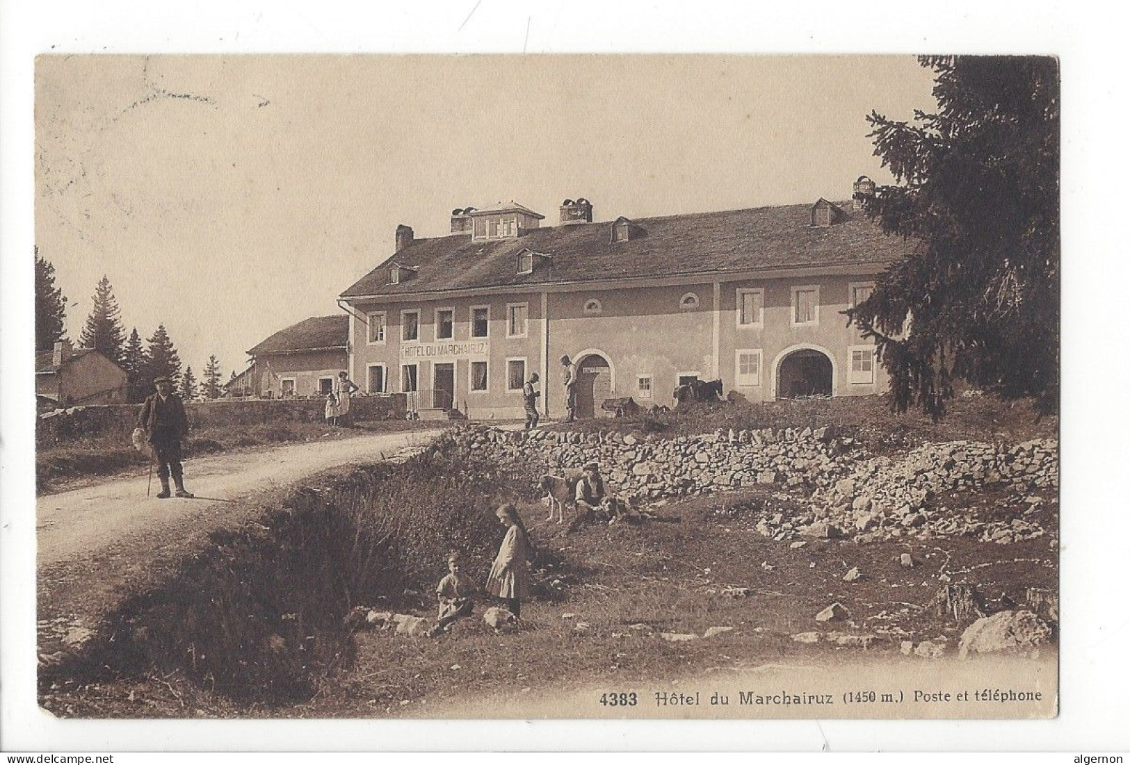 32137 - Vallée De Joux Hôtel Du Marchairuz Poste Et Téléphone - Le Chenit