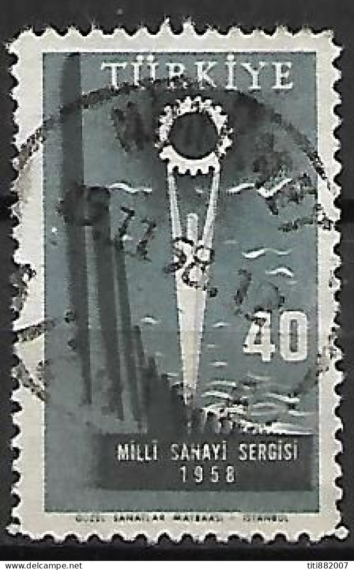 TURQUIE    -    1958.   Y&T N° 1410 Oblitéré.   Industrie - Used Stamps