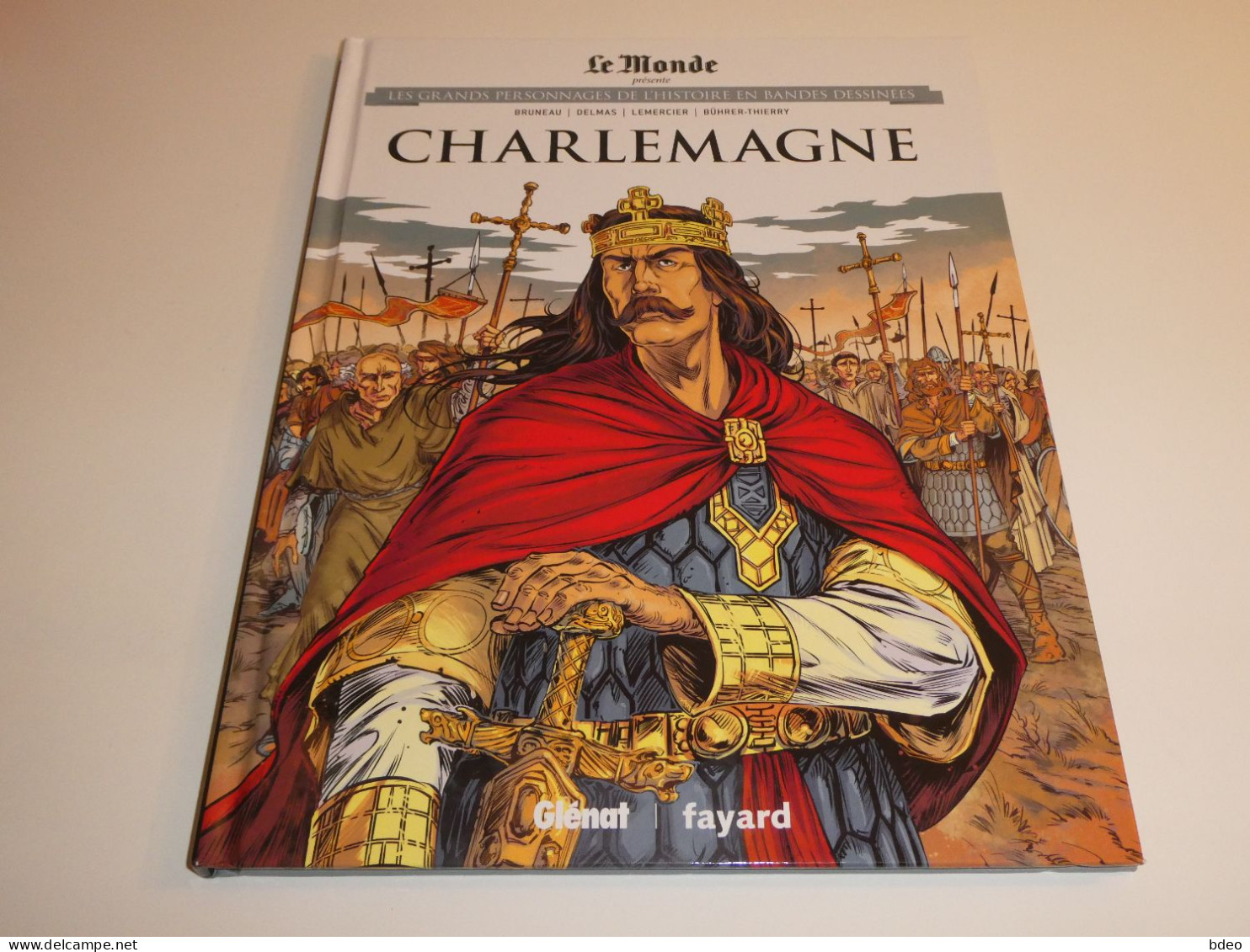 LES GRANDS PERSONNAGES DE L'HISTOIRE EN BD TOME 3 / CHARLEMAGNE / TBE - Edizioni Originali (francese)