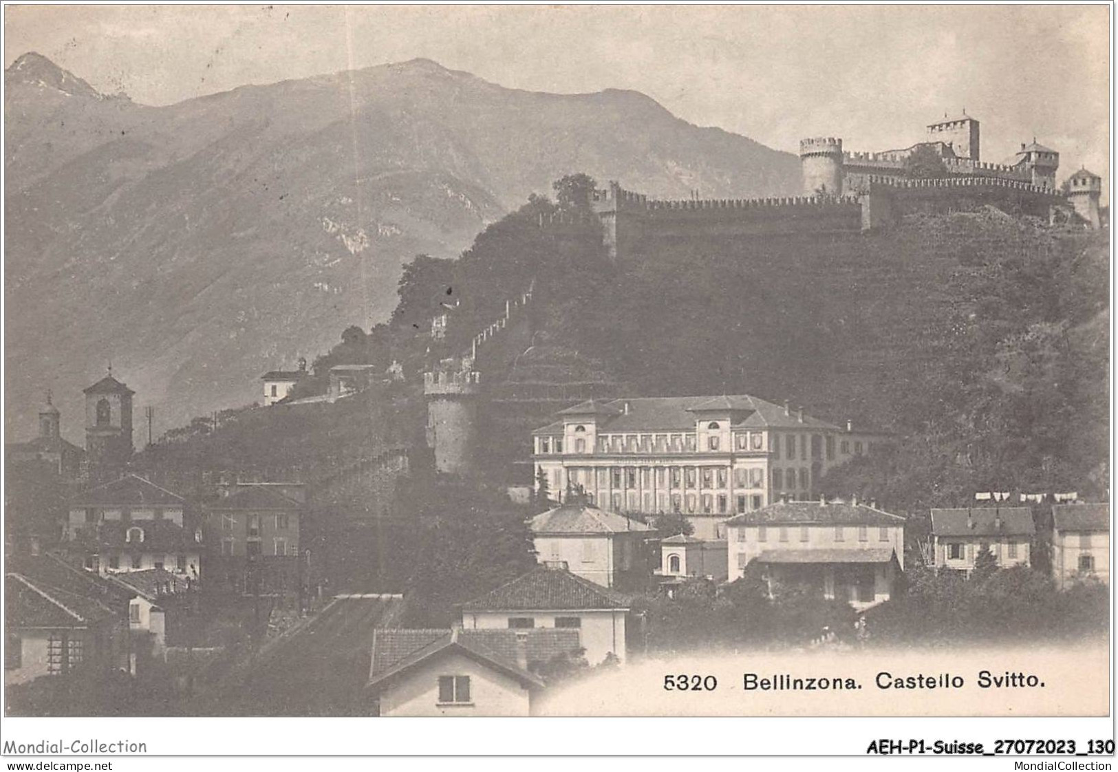 AEHP1-0066- SUISSE - BELLINZONA - CASTELLO SVITTO  - Bellinzone