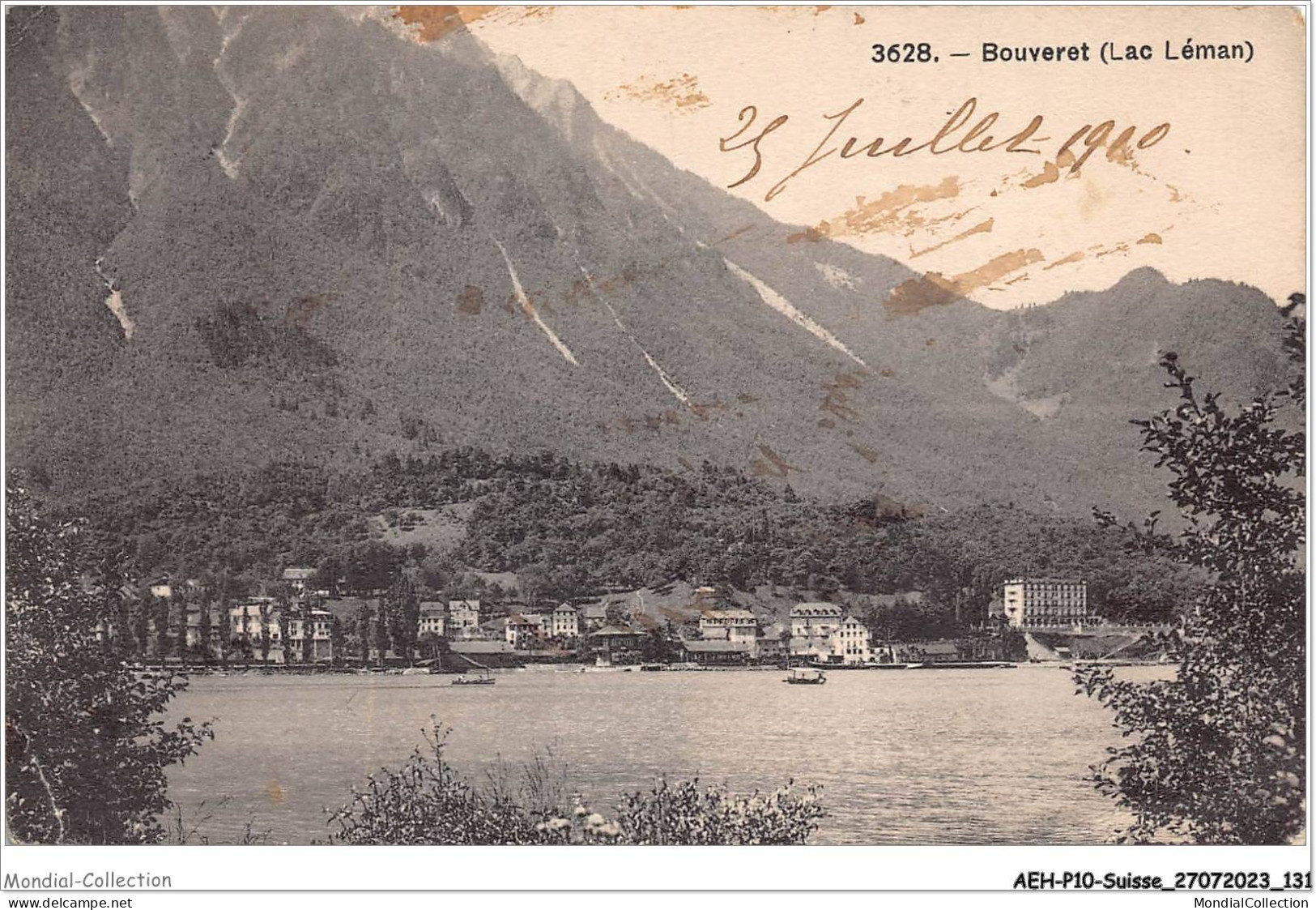 AEHP10-0916- SUISSE - BOUVERET - LAC LEMAN  - Léman (Lac)