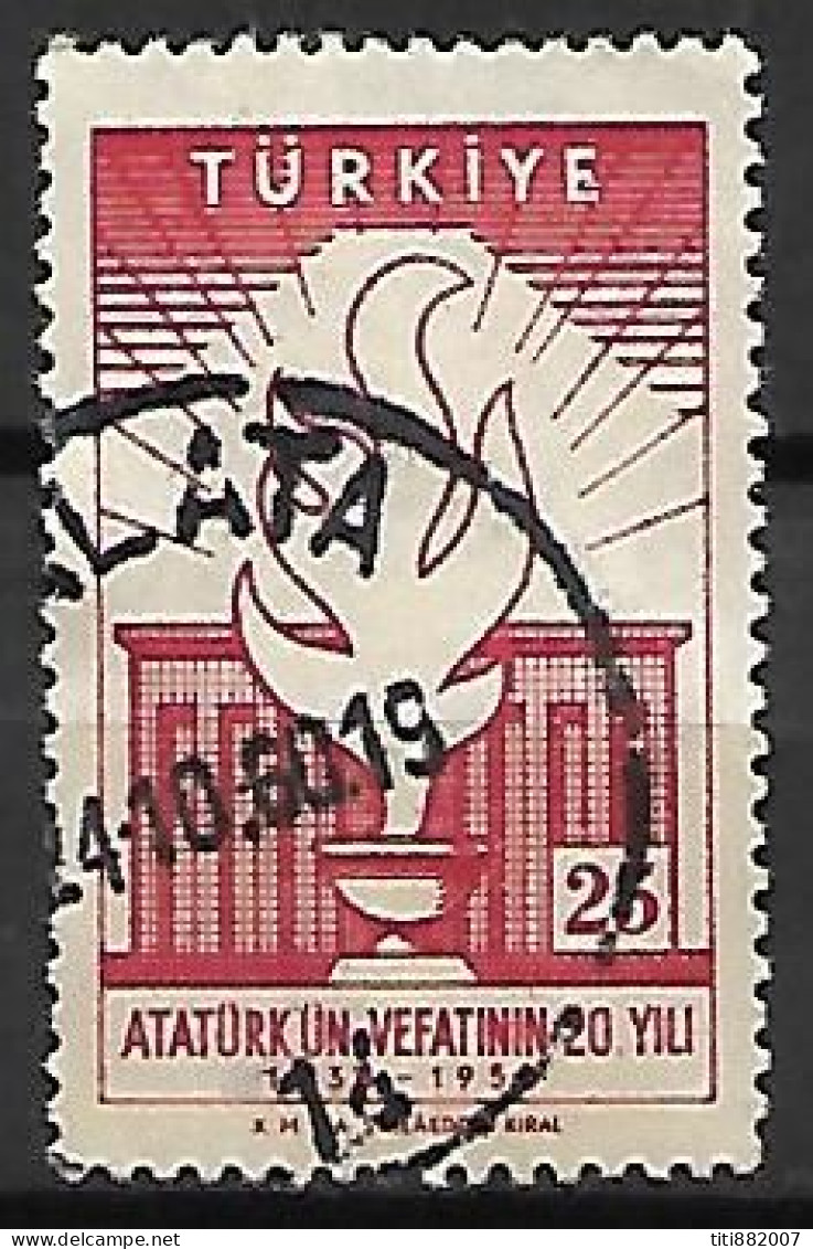 TURQUIE    -    1958.   Y&T N° 1414 Oblitéré.  Mausolée Atakürk - Used Stamps