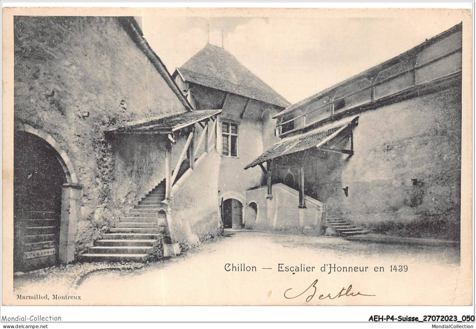AEHP4-0297- SUISSE - CHILON - ESCALIER D'HONNEUR EN 1439 - Veytaux