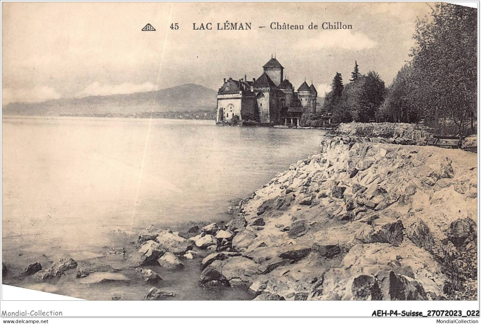 AEHP4-0283- SUISSE - LAC LEMAN - CHÂTEAU DE CHILLON  - Genfersee