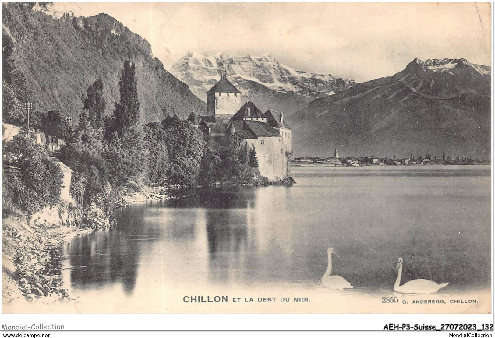 AEHP3-0259- SUISSE - CHILLON ET LA DENTS DU MIDI  - Veytaux