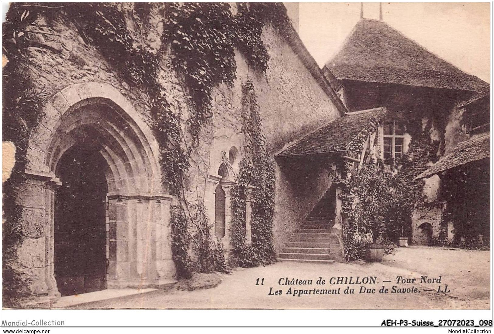 AEHP3-0242- SUISSE - CHÂTEAU DE CHILLON - TOUR NORD - LES APPARTEMENT DUC DE SAVOIE  - Veytaux