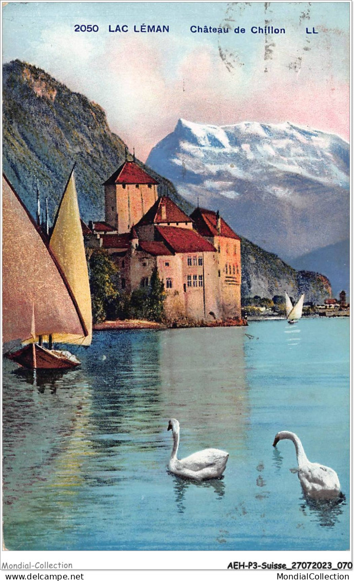 AEHP3-0228- SUISSE - LAC-LEMAN - CHÂTEAU DE CHILLON  - Genfersee