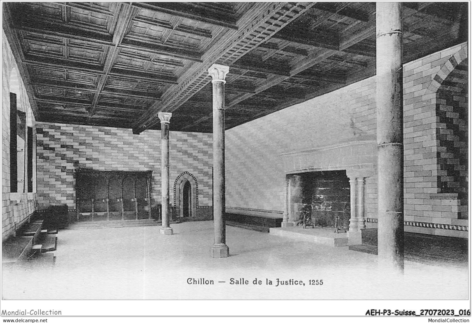 AEHP3-0201- SUISSE - CHILLON - SALLE DE LA JUSTICE - 1255 - Veytaux