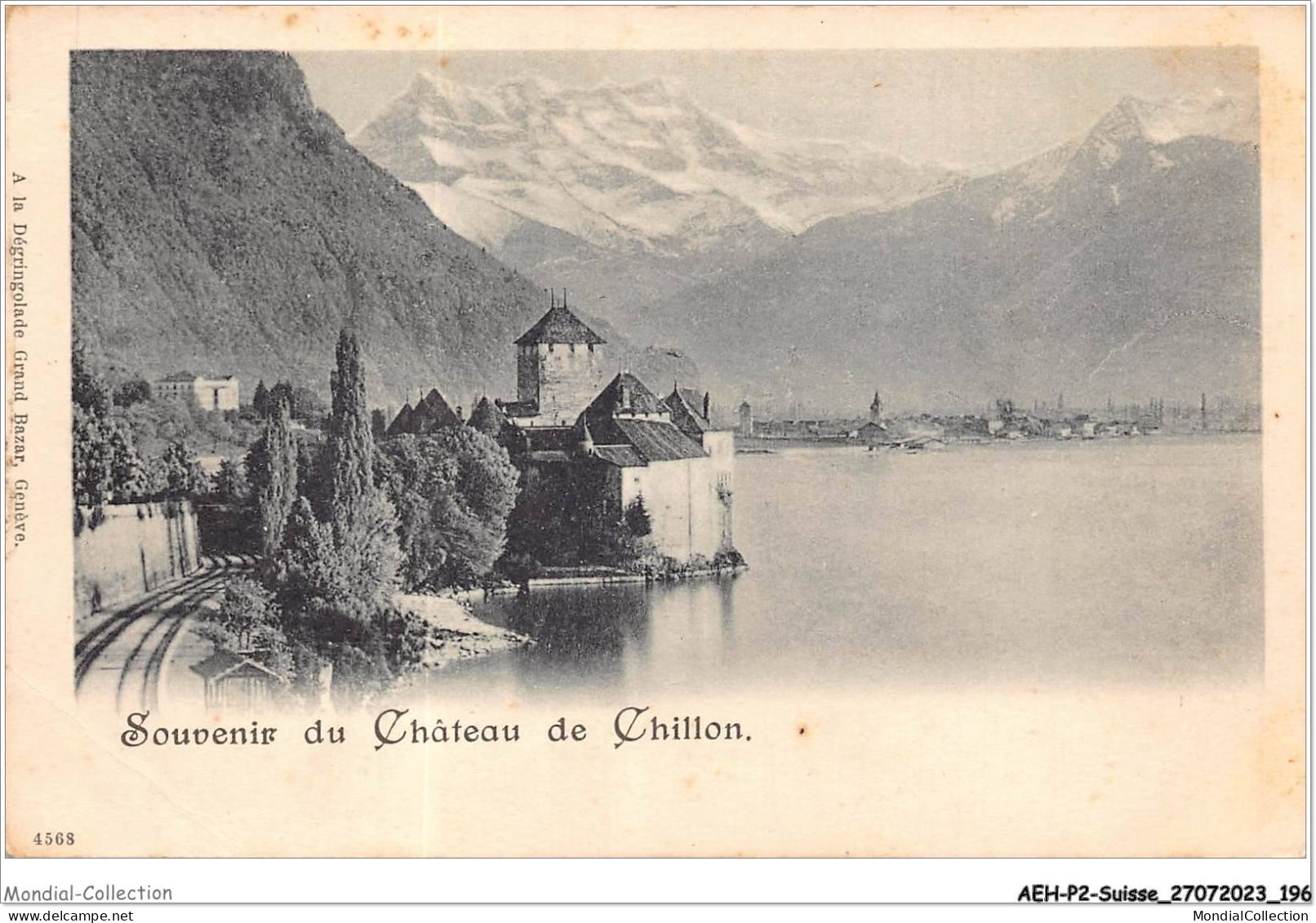 AEHP2-0192- SUISSE - SOUVENIR DU CHÂTEAU DE CHILLON  - Veytaux