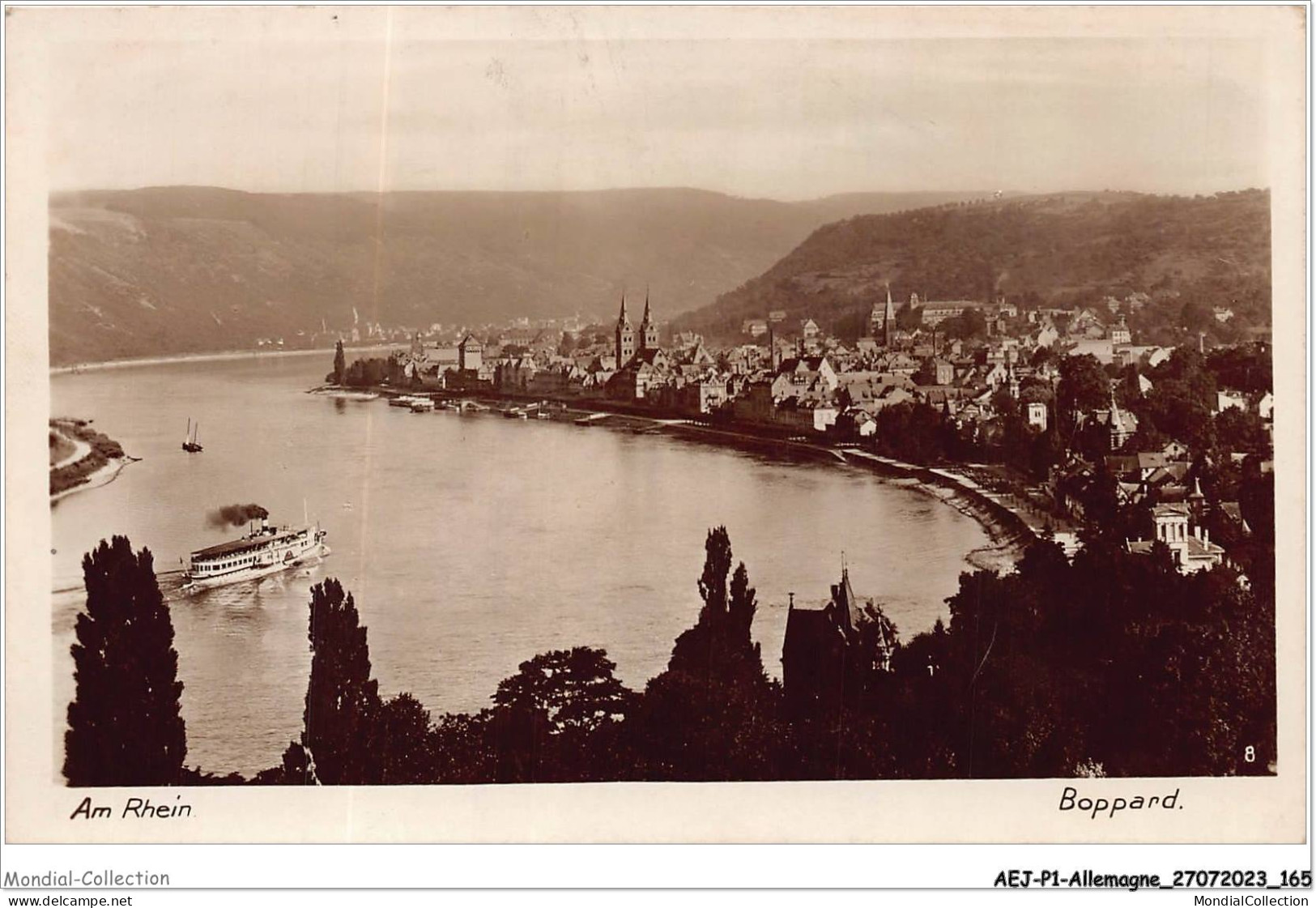 AEJP1-0084 - ALLEMAGNE - AM RHEIN - BOPPARD - Boppard