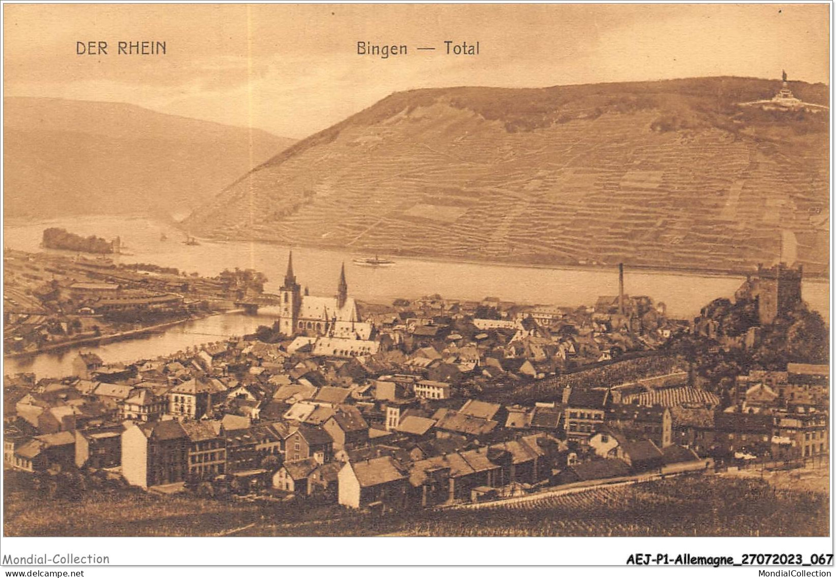 AEJP1-0035 - ALLEMAGNE - DER RHEIN - BINGEN - TOTAL - Mayen