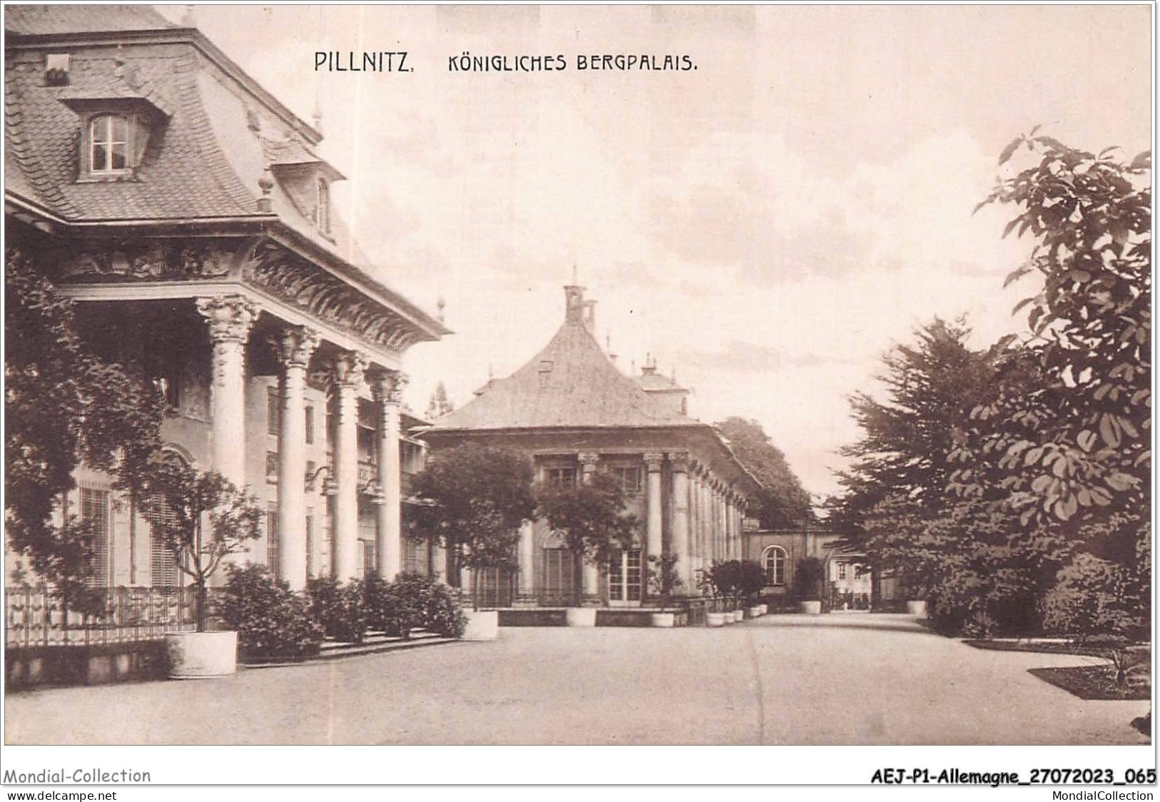 AEJP1-0034 - ALLEMAGNE - PILLNITZ - KONIGLICHES BERGPALAIS - Pillnitz