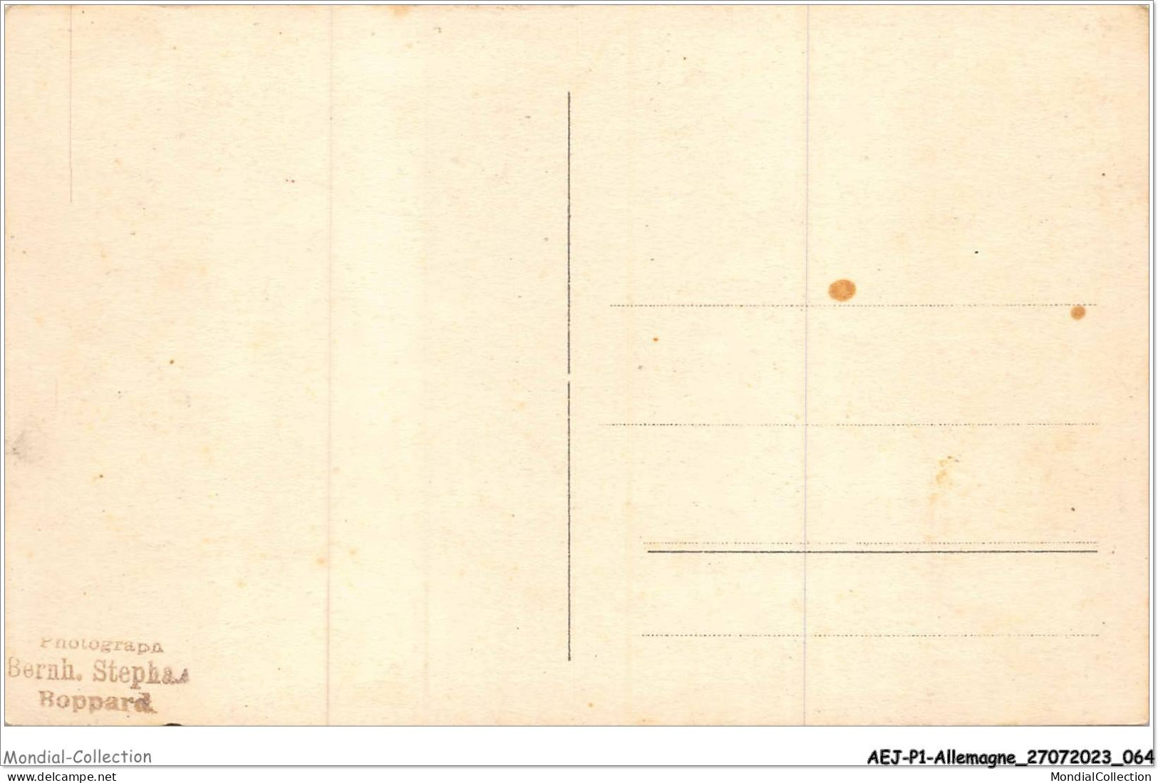 AEJP1-0033 - ALLEMAGNE - BERNH - STEPHA - BOPPARD - Rhein-Hunsrück-Kreis