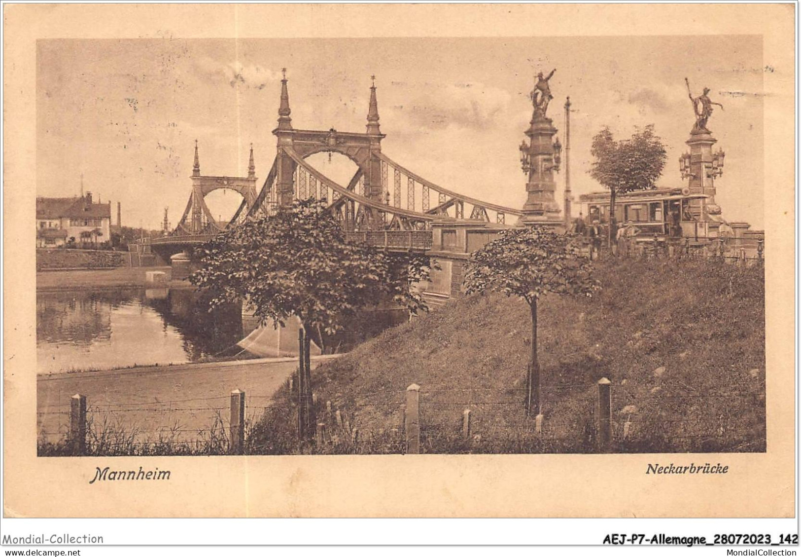 AEJP7-0595- ALLEMAGNE - MANNHEIM - NECKARBRUCKE - Rhein-Hunsrück-Kreis