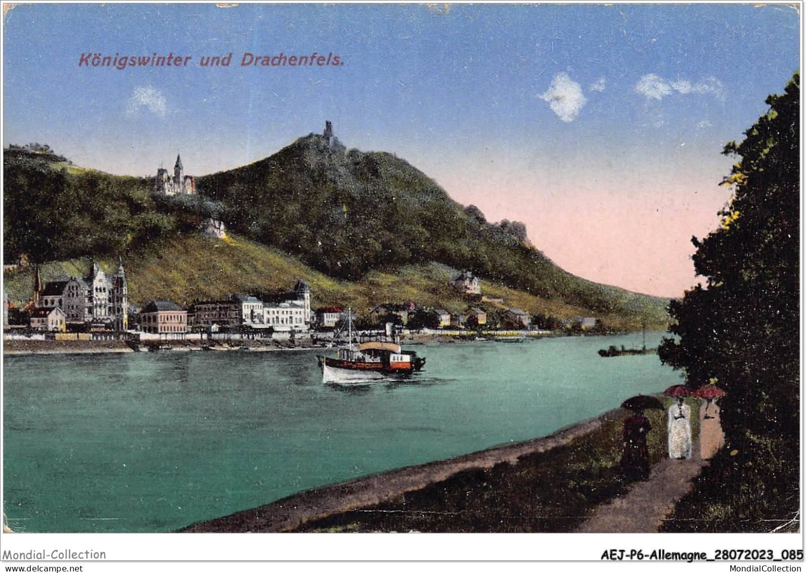 AEJP6-0482- ALLEMAGNE - KONIGSWINTER UND DRACHENFELS - Drachenfels