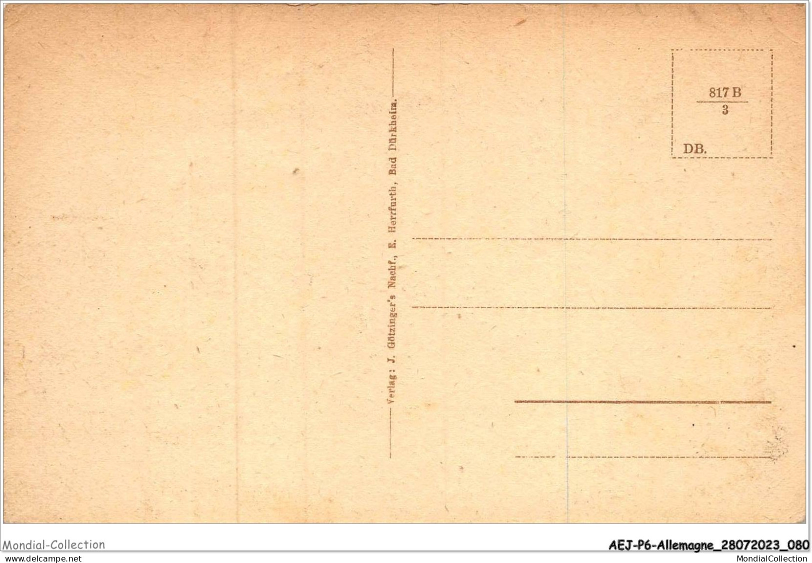 AEJP6-0479- ALLEMAGNE - BAD DURKHEIM - HARDENBURG - Bad Duerkheim