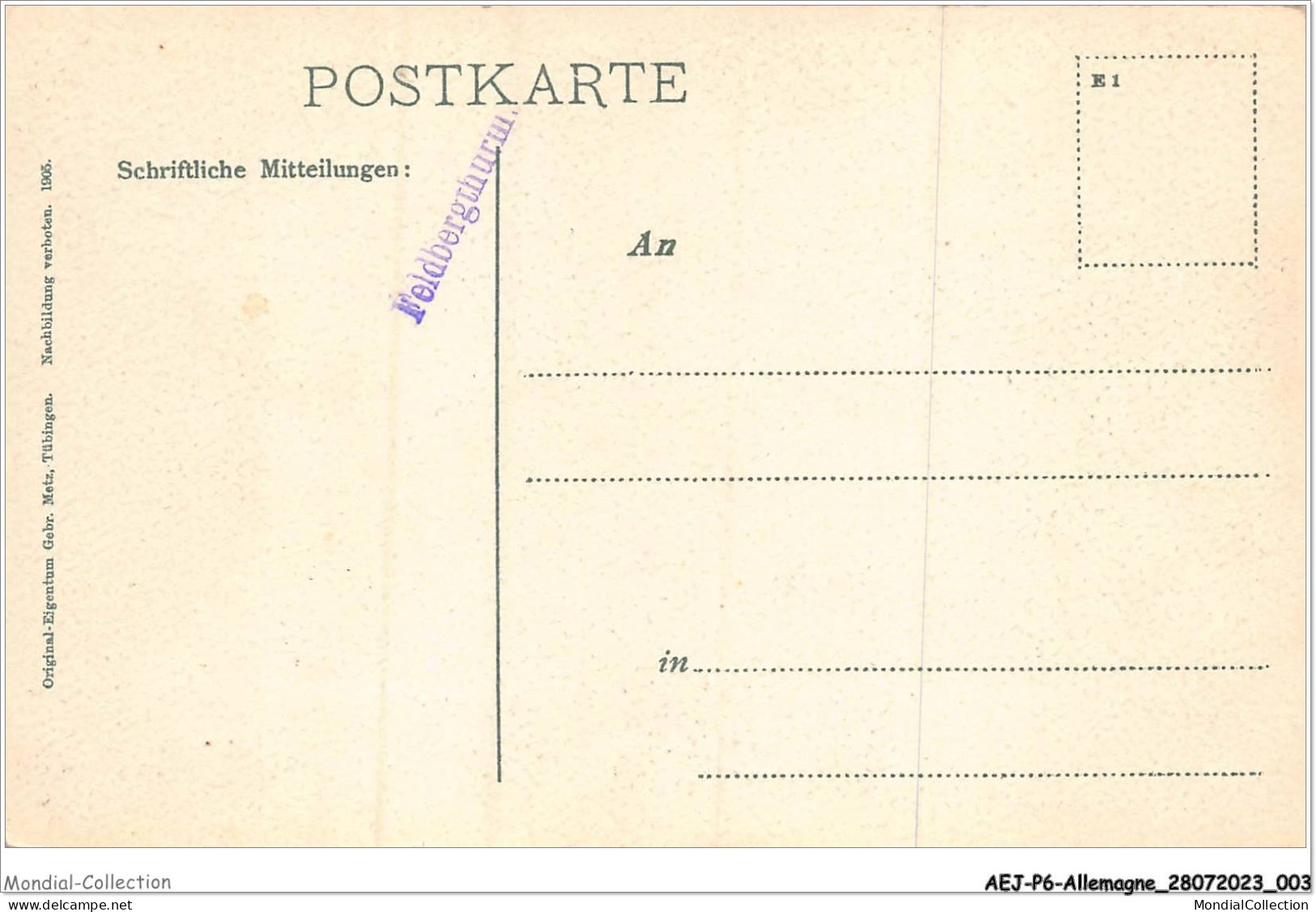 AEJP6-0440- ALLEMAGNE - FRELDBERG-I- SCHWARZW - Feldberg